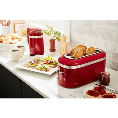 KitchenAid 4-Slice Long Slot Toaster With High-Lift Lever In Empire Red - Image 5