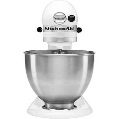 KitchenAid - Classic Series 4.5 Quart Tilt-Head Stand Mixer - K45SSWH - Blanco - Image 2