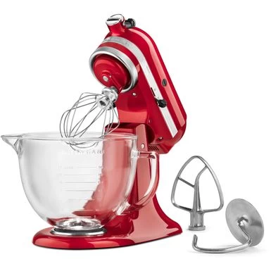 KitchenAid Artisan Designer Series Tilt-Back Head Stand Mixer In Candy Apple Red - Image 2