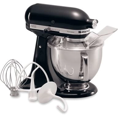 KitchenAid Artisan Series 325-Watt Tilt-Back Head Stand Mixer In Onyx Black - Image 2