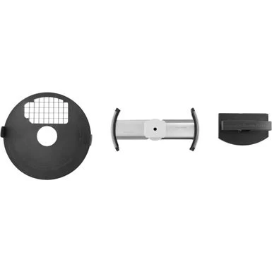 KitchenAid - KSM2FPA Food Processor Attachment Kit With Commercial Style Dicing - Plata - Image 9