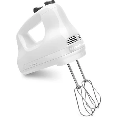 KitchenAid Ultra Power 5-Speed Hand Mixer In White