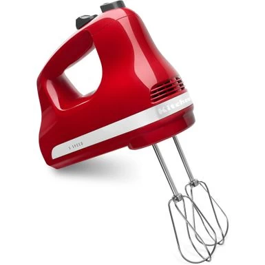 KitchenAid - KHM512ER 5-Speed Hand Mixer - Empire Red - Image 3