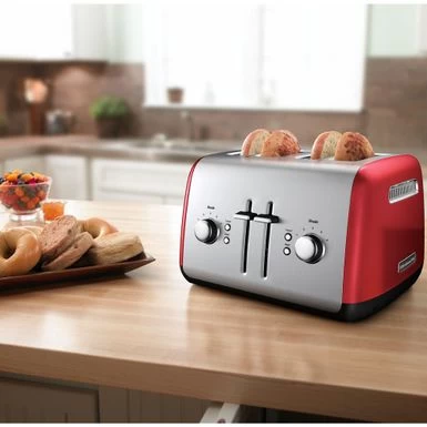 KitchenAid 4-Slice Toaster With Illuminated Buttons In Empire Red - Image 3