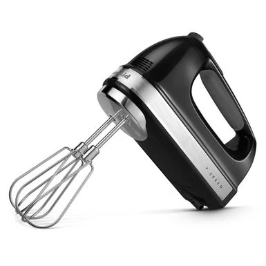 KitchenAid 7-Speed Hand Mixer With Turbo Beaters II In Onyx Black