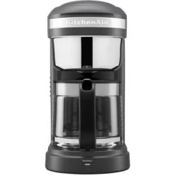 KitchenAid 12-Cup Drip Coffee Maker With Spiral Showerhead And Programmable Warming Plate In Matte Charcoal Gray
