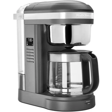 KitchenAid 12-Cup Drip Coffee Maker With Spiral Showerhead And Programmable Warming Plate In Matte Charcoal Gray - Image 2