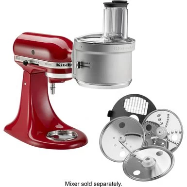 KitchenAid - KSM2FPA Food Processor Attachment Kit With Commercial Style Dicing - Plata - Image 2