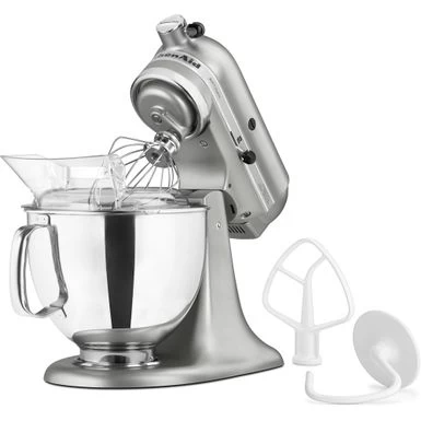 KitchenAid Artisan Series 325-Watt Tilt-Back Head Stand Mixer In Contour Silver - Image 2