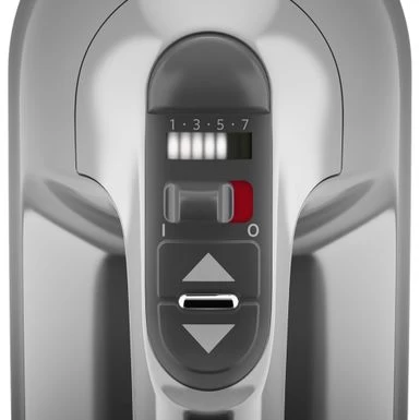 KitchenAid 7-Speed Hand Mixer With Turbo Beaters II In Contour Silver - Image 5
