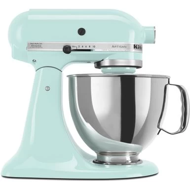KitchenAid Artisan Series 325-Watt Tilt-Back Head Stand Mixer In Ice Blue