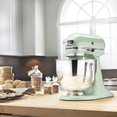 KitchenAid Artisan Series 325-Watt Tilt-Back Head Stand Mixer In Pistachio - Image 3