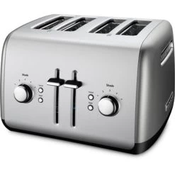 KitchenAid 4-Slice Toaster With Illuminated Buttons In Contour Silver
