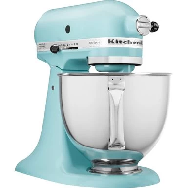 KitchenAid - Artisan Series 5 Quart Tilt-Head Stand Mixer - KSM150PSMI - Mineral Water Blue - Image 2