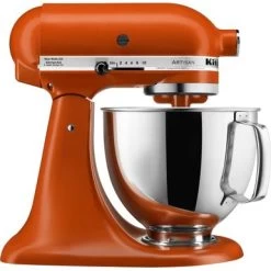 KitchenAid - Artisan Series 5 Quart Tilt-Head Stand Mixer - KSM150PSSC - Scorched Orange