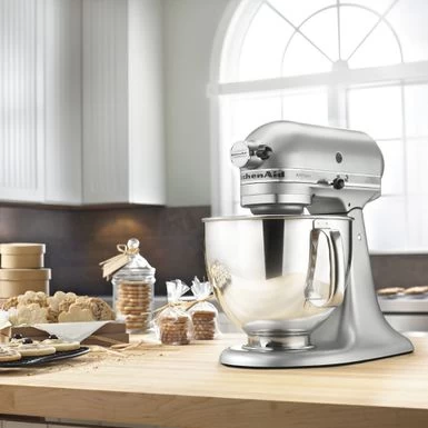 KitchenAid Artisan Series 325-Watt Tilt-Back Head Stand Mixer In Contour Silver - Image 3