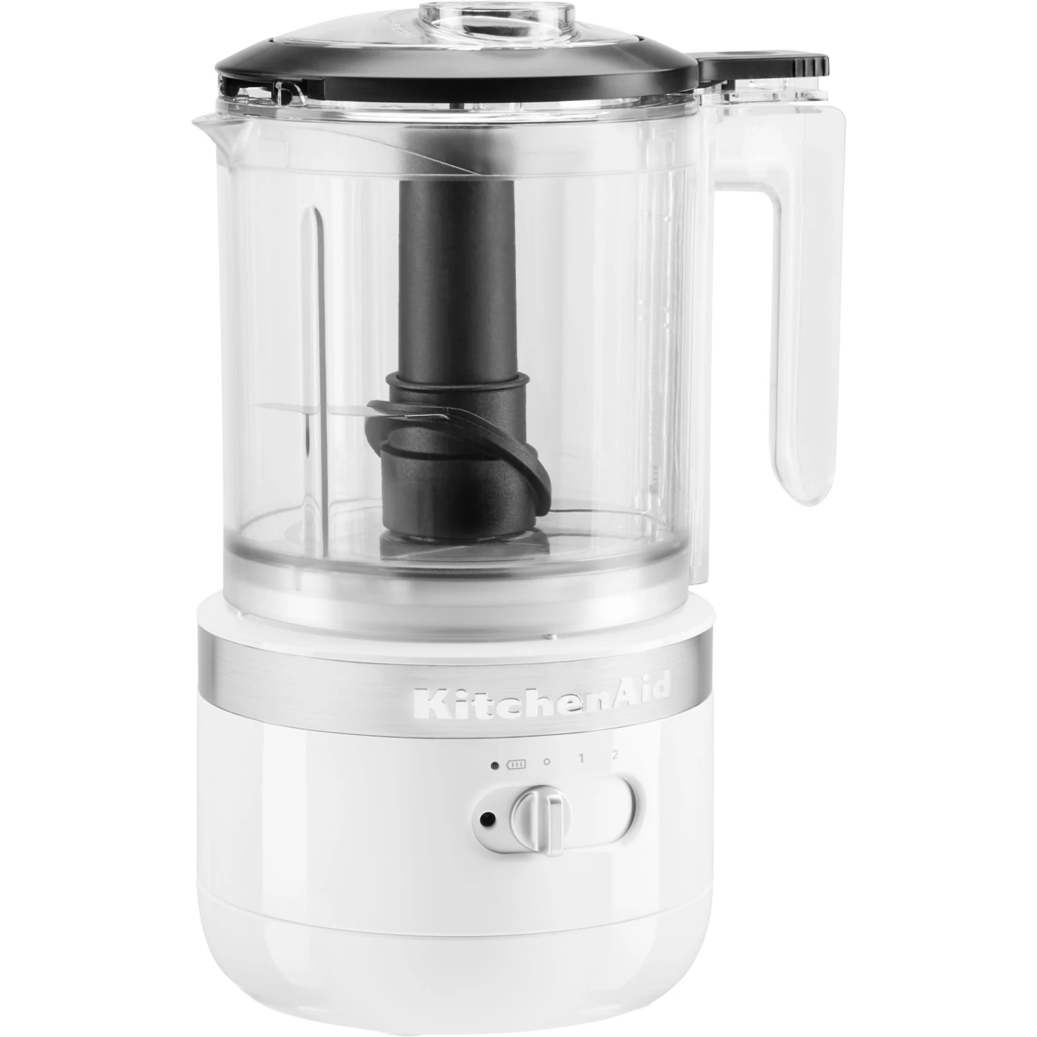 KitchenAid Cordless 5-Cup Food Chopper With Multi-Purpose Blade And Whisk Accessory In White - Image 2