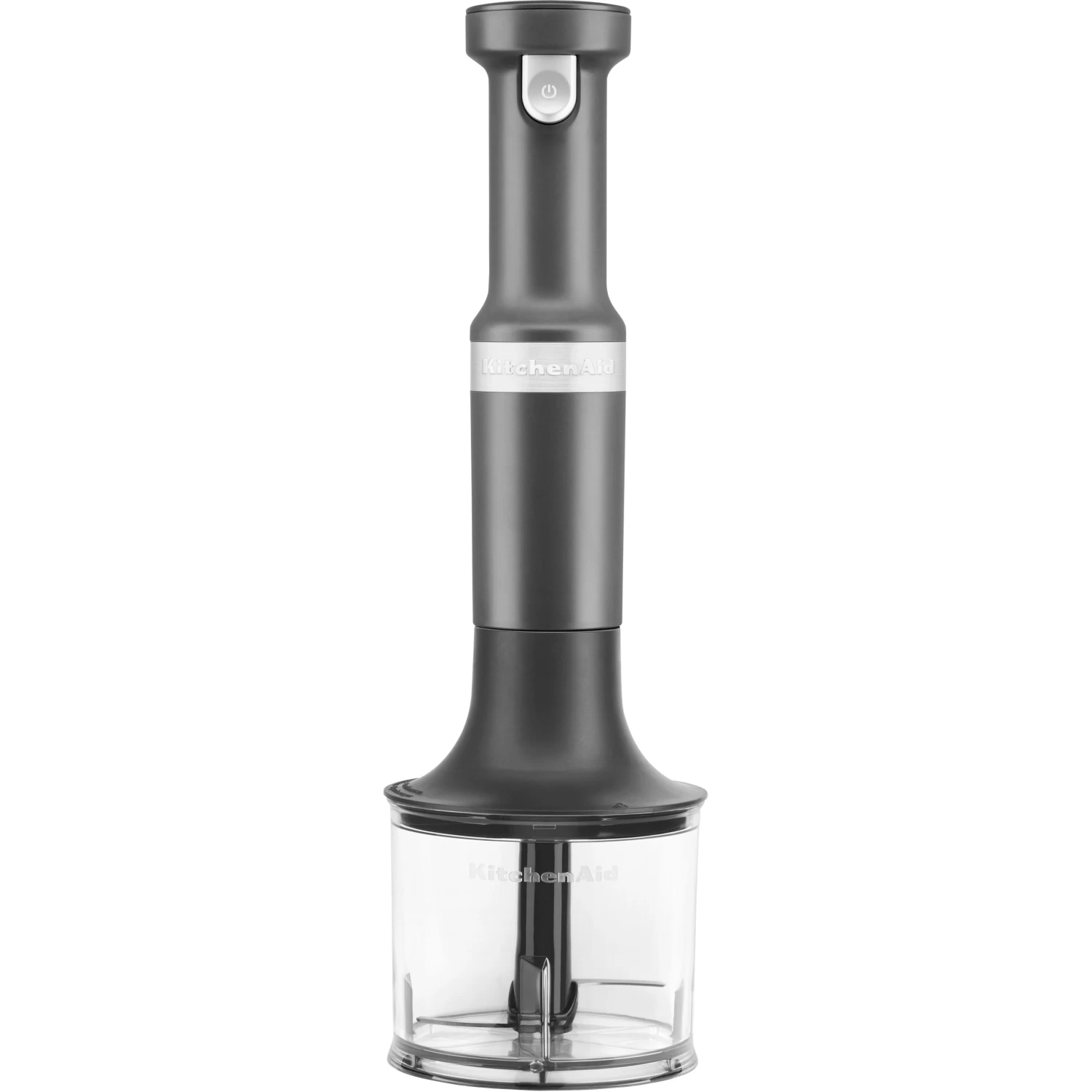 KitchenAid Cordless Variable Speed Hand Blender With Chopper And Whisk Attachment In Matte Charcoal Gray - Image 5