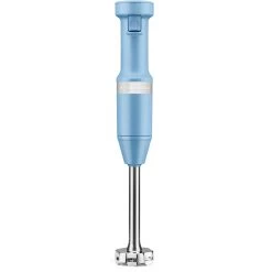 KitchenAid Corded Variable-Speed Immersion Blender In Blue Velvet With Blending Jar