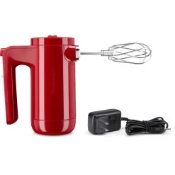KitchenAid Cordless 7-Speed Hand Mixer With Turbo Beaters II In Empire Red