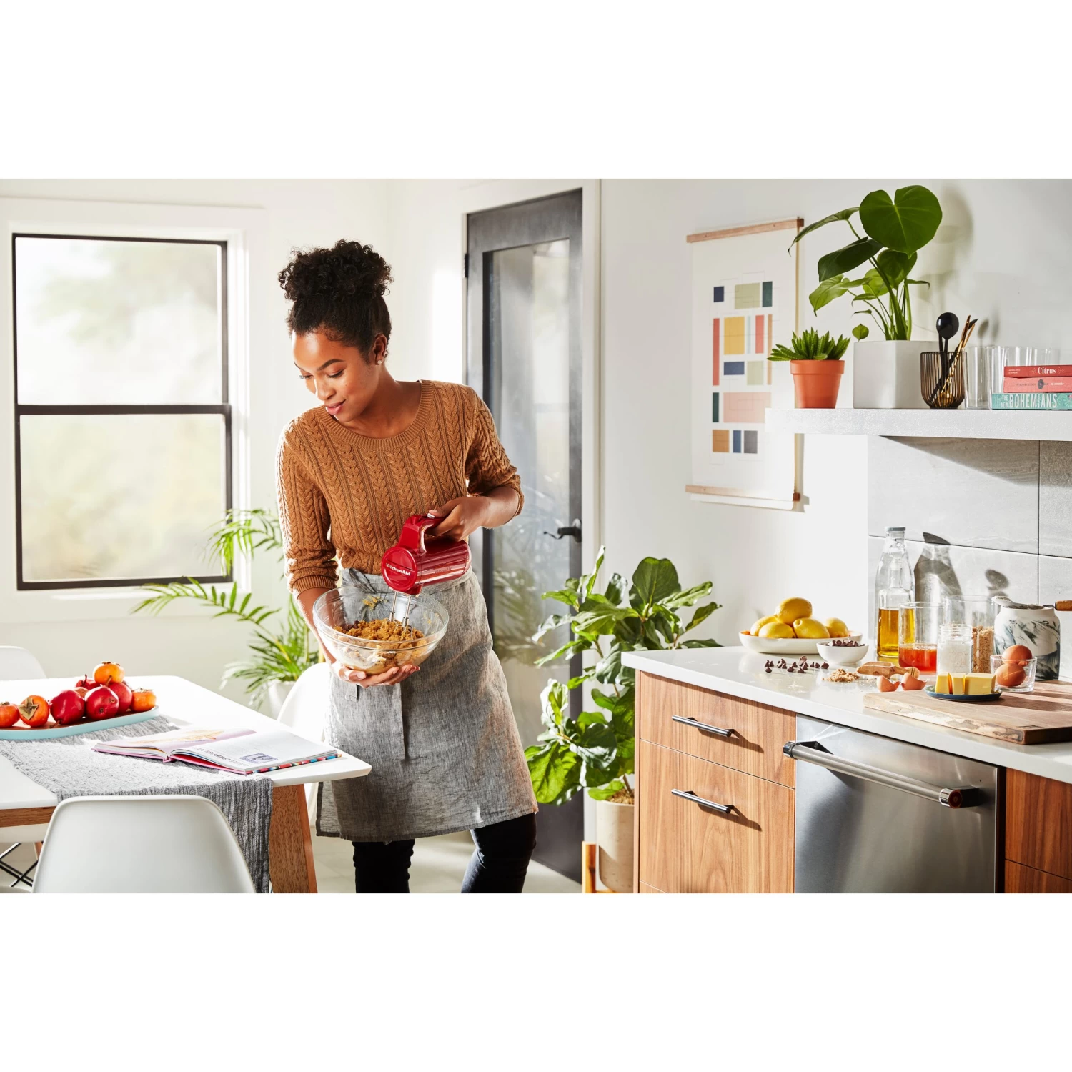 KitchenAid Cordless 7-Speed Hand Mixer With Turbo Beaters II In Empire Red - Image 2