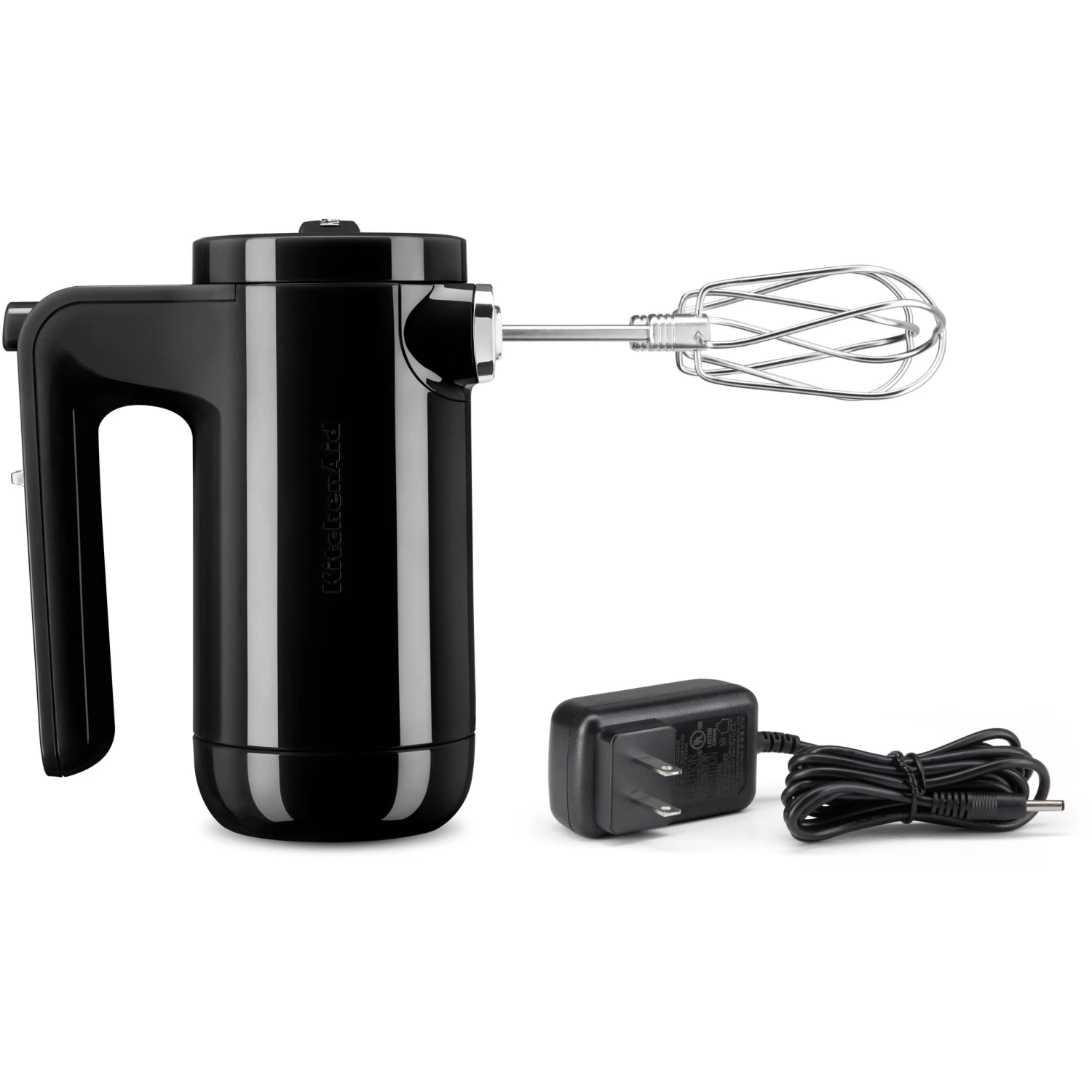 KitchenAid Cordless 7-Speed Hand Mixer With Turbo Beaters II In Onyx Black