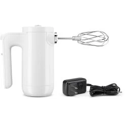 KitchenAid Cordless 7-Speed Hand Mixer With Turbo Beaters II In White
