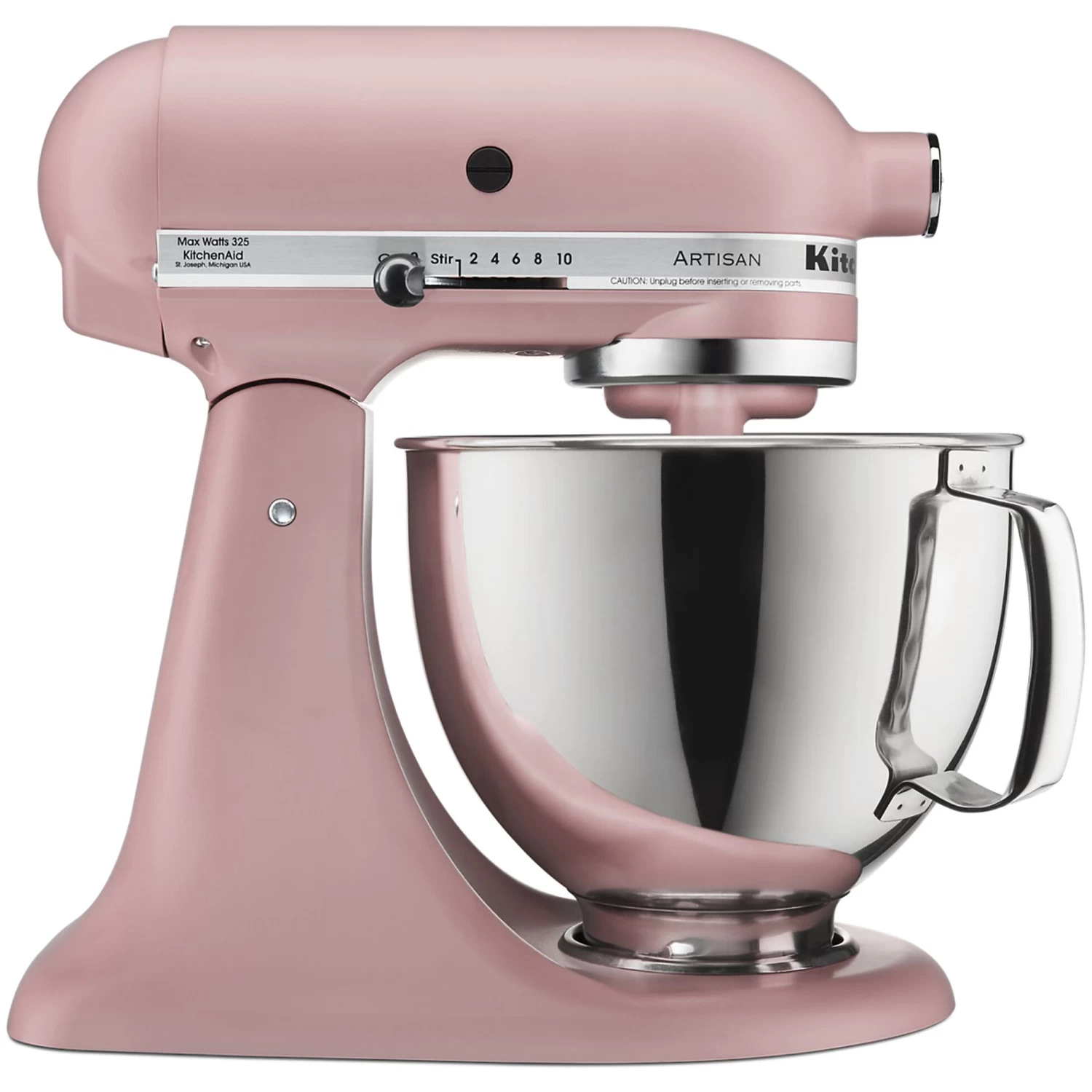 KitchenAid Artisan Series 325-Watt Tilt-Back Head Stand Mixer In Matte Dried Rose