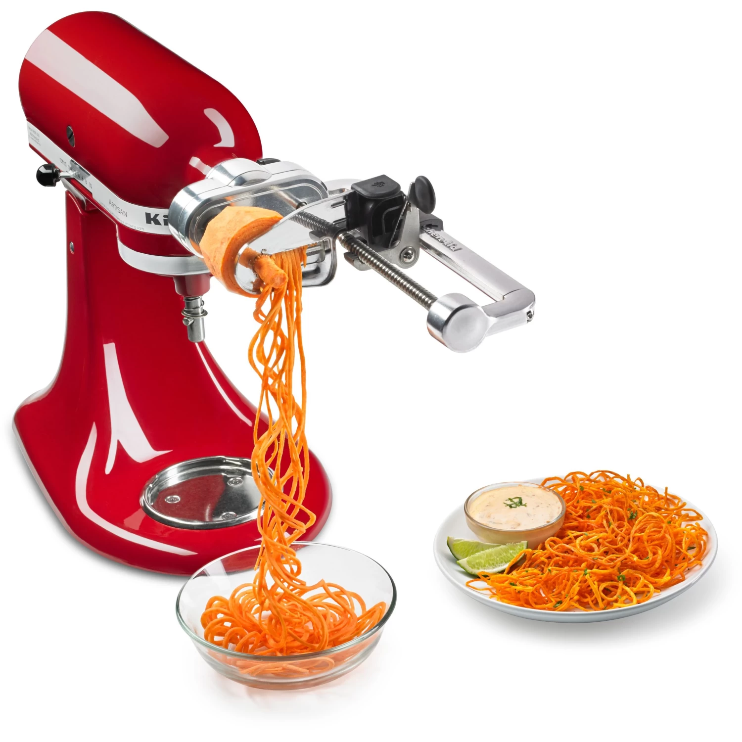 KitchenAid 7 Blade Spiralizer Plus Attachment With Peel, Core And Slice Capabilities - Image 5