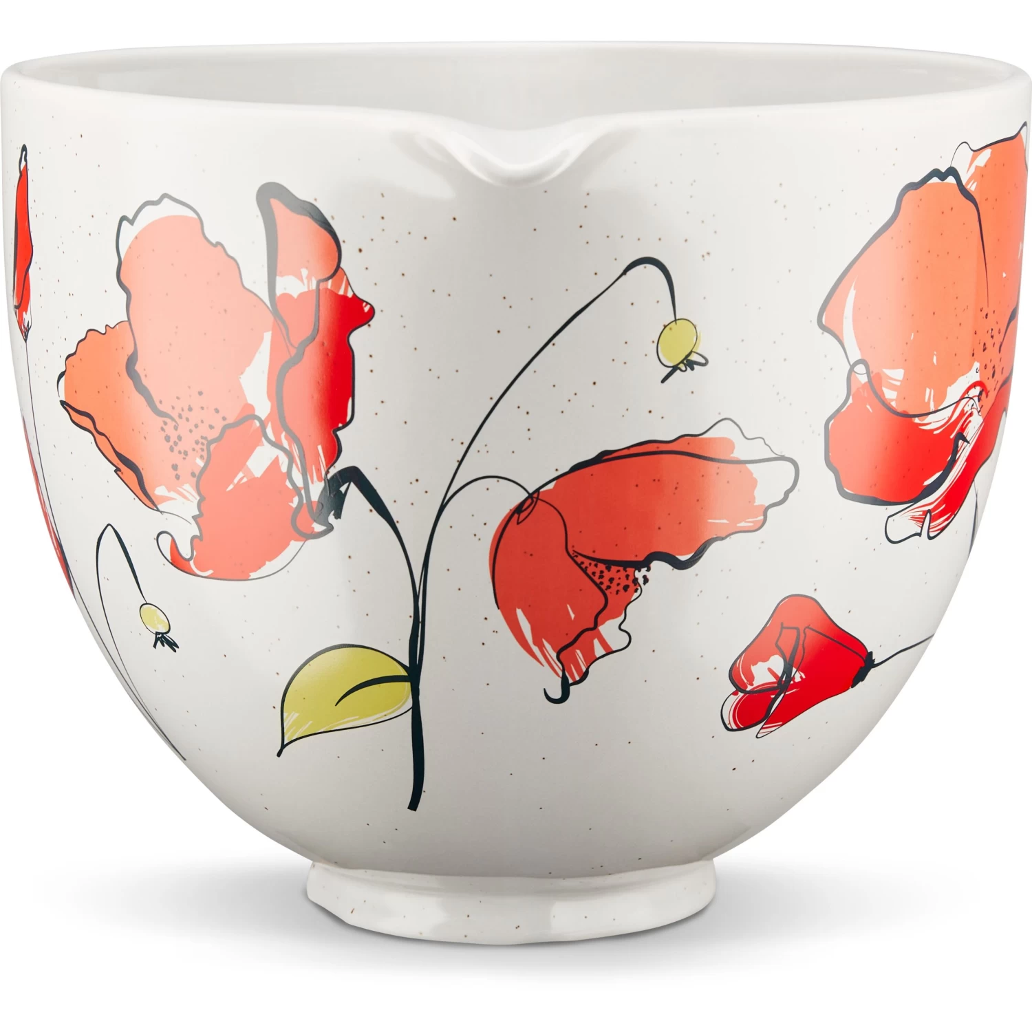 KitchenAid 5-Qt. Ceramic Bowl For Tilt-Head Stand Mixers, Poppy - Image 3