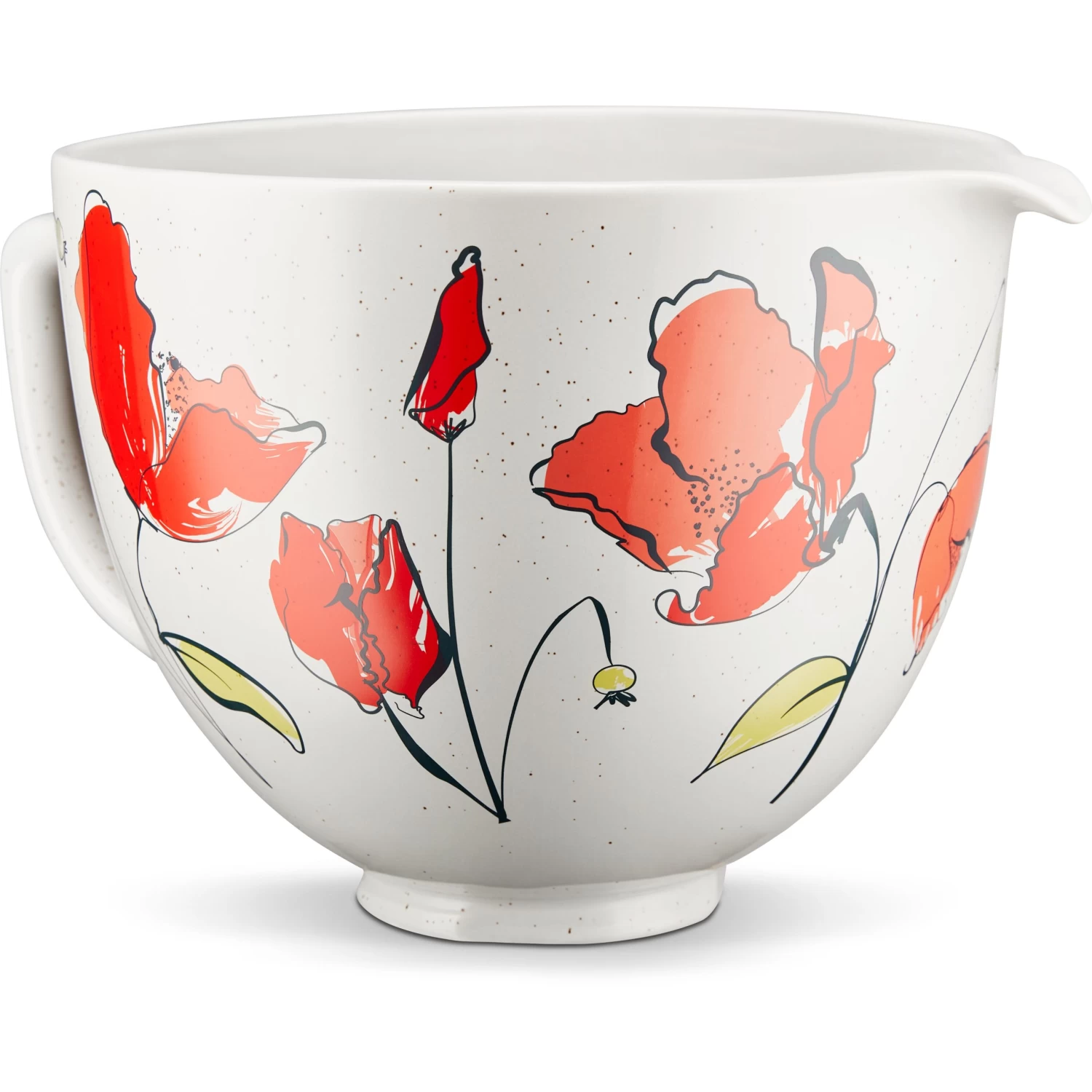 KitchenAid 5-Qt. Ceramic Bowl For Tilt-Head Stand Mixers, Poppy - Image 4