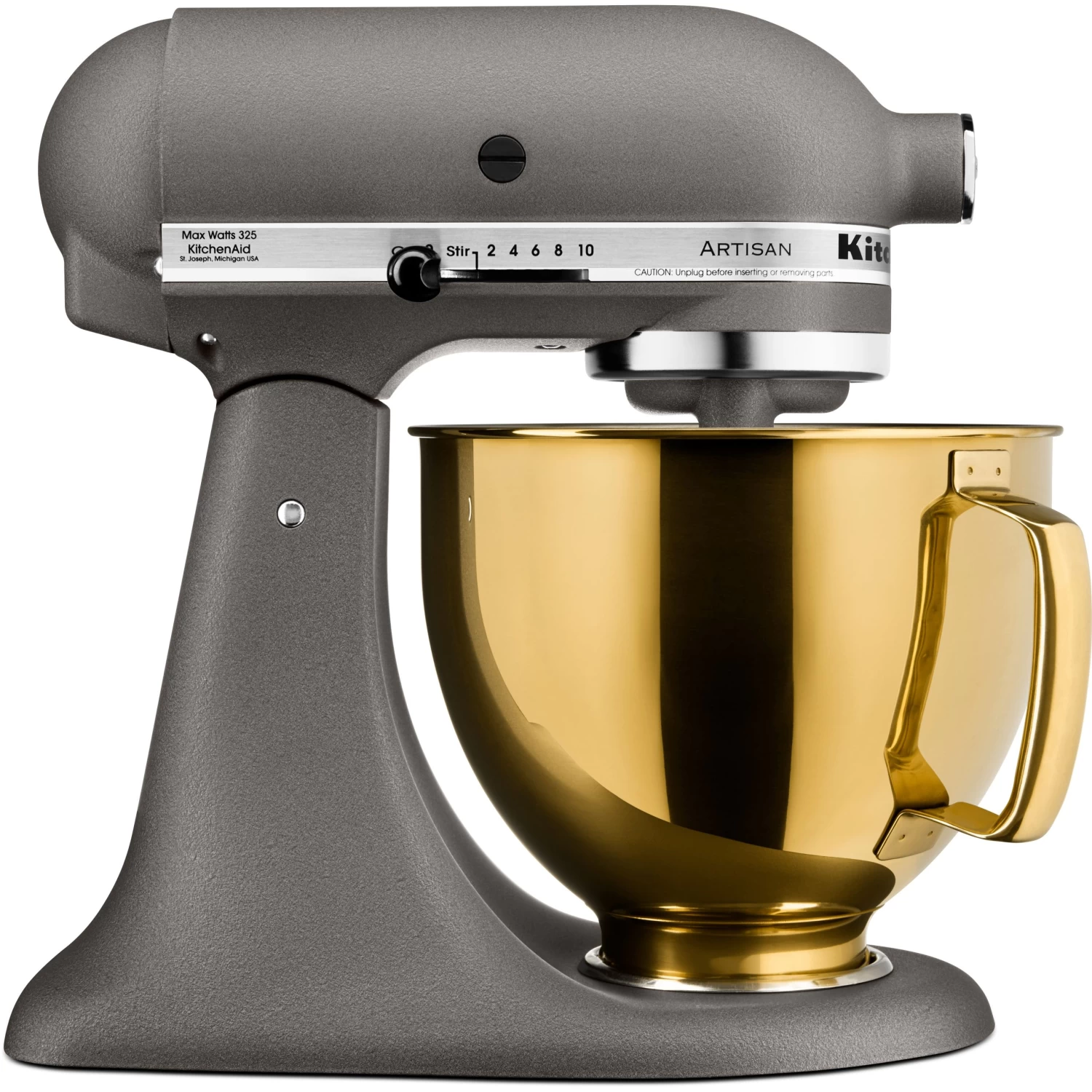 KitchenAid 5-Quart Tilt-Head Metallic Finish Stainless Steel Bowl In Radiant Gold - Image 4