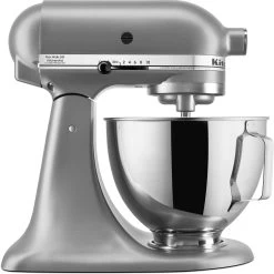 KitchenAid Deluxe 4.5-Quart Tilt-Head Stand Mixer In Silver
